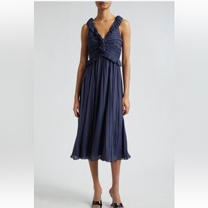 cinq a sept Navy Calloway Dress